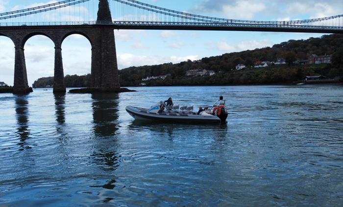Ribride user the Menai Bridge